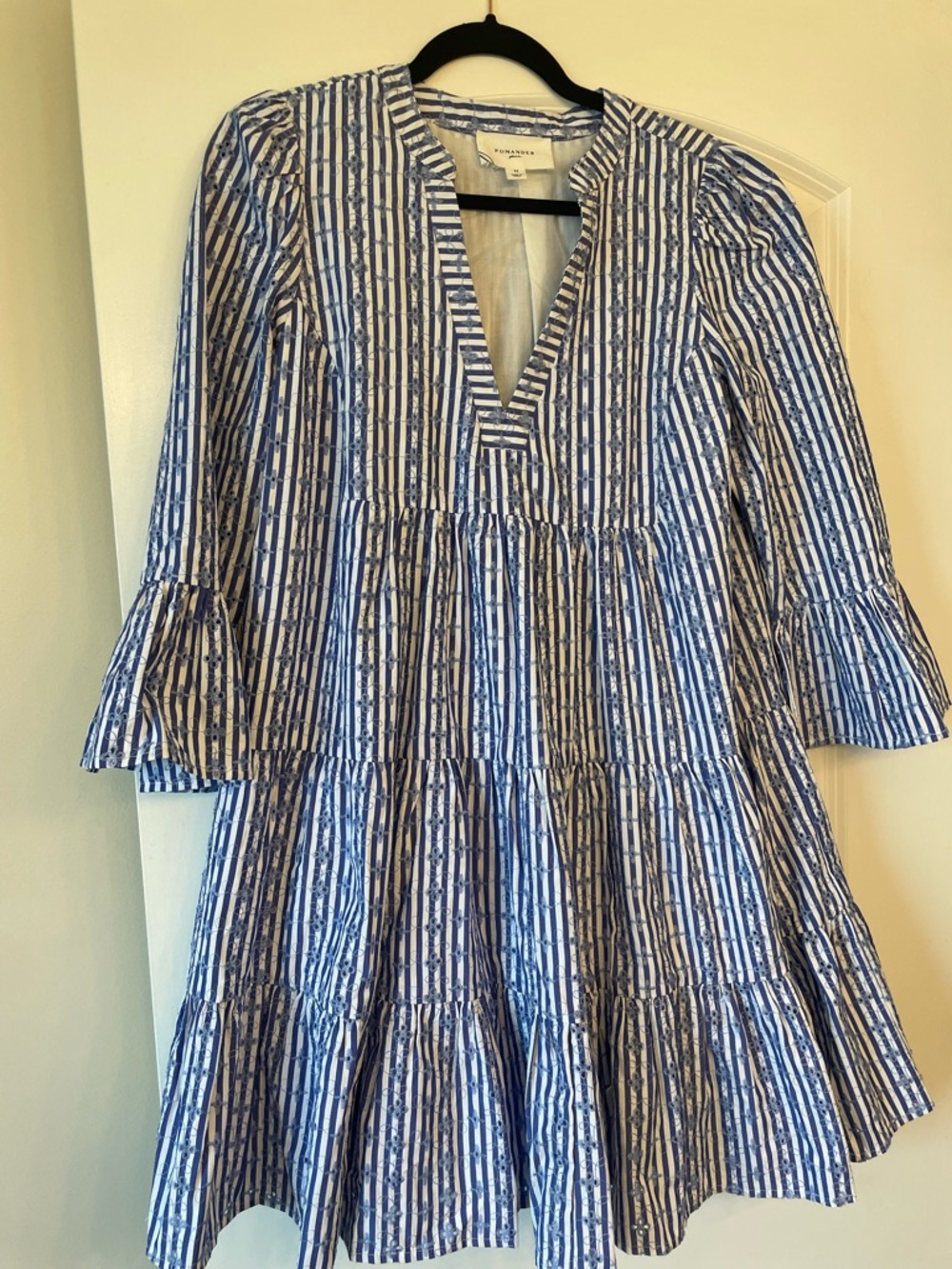 Tuckernuck Blue and White Striped dress medium
